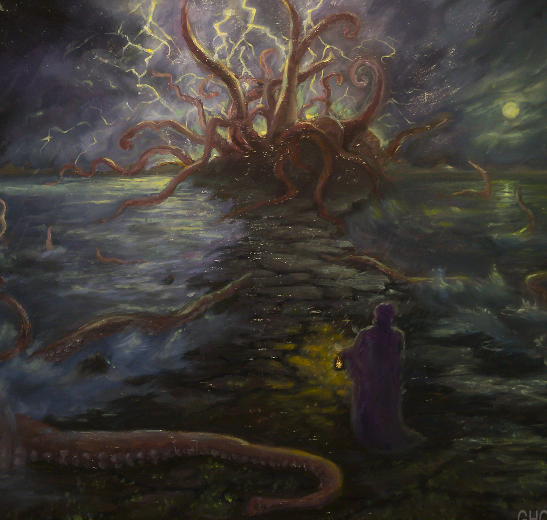 oilpainting inspired by Lovecraft