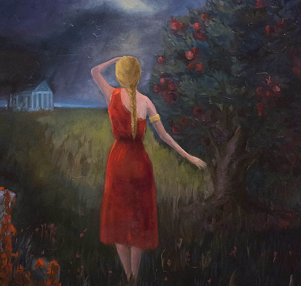 oilpainting inspired by the Stephen King's novel Rose Madder